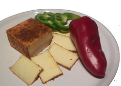 Käse im Paprika-Gewürz-Mantel